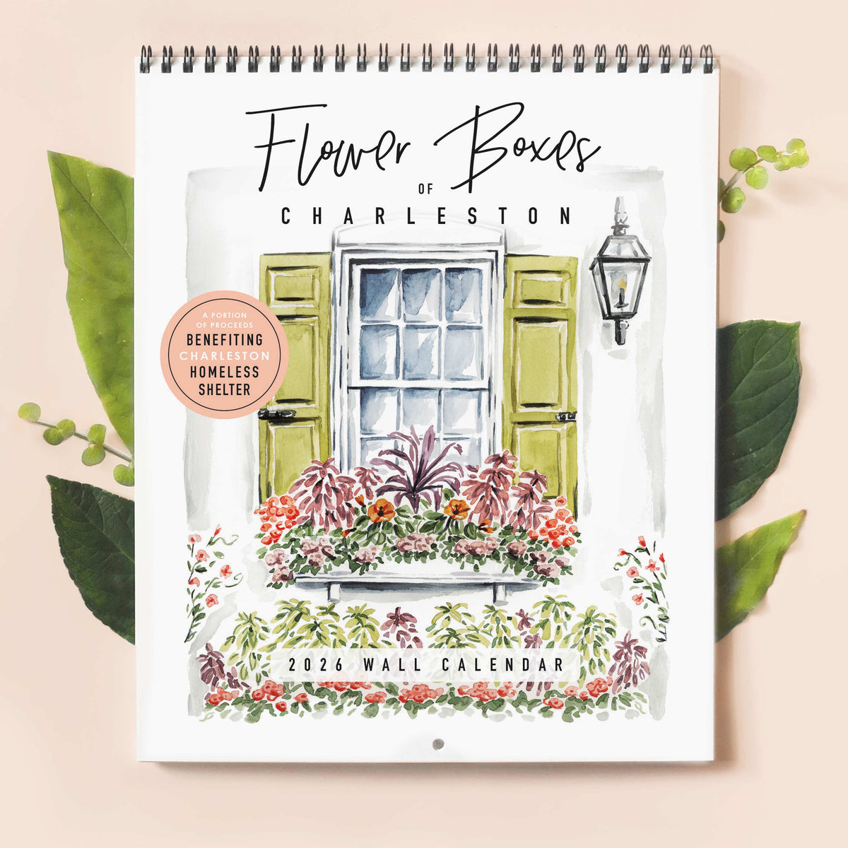 2026 Flower Boxes of Charleston Wall Calendar – Texture Design Co