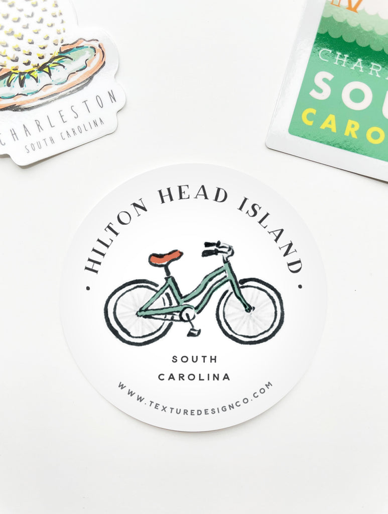 The Hilton Head Bike Sticker