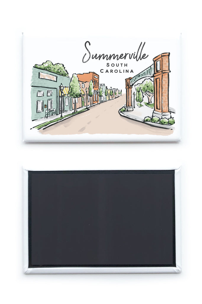 Sherbet Painted Streets - The Summerville Magnet