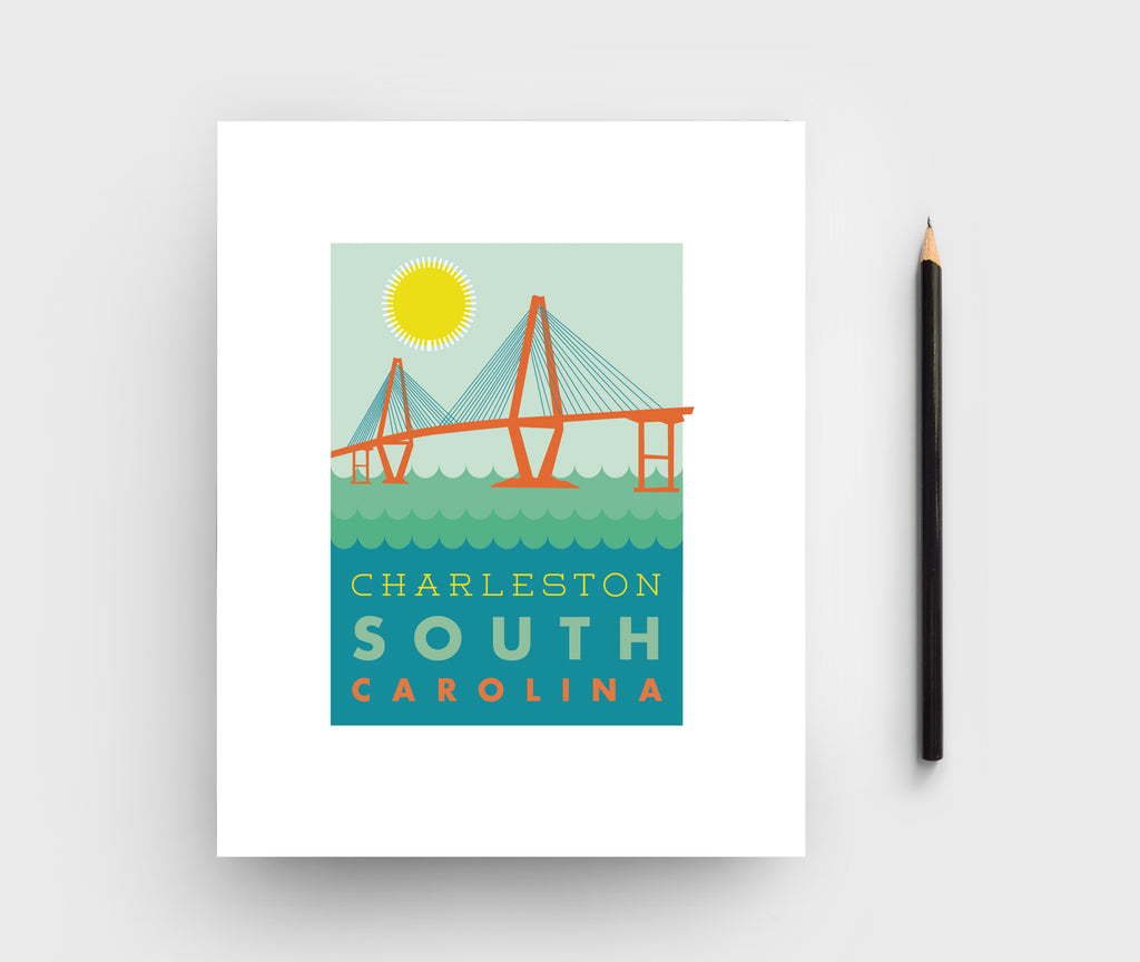 Charleston Ravenel Bridge Graphic Print