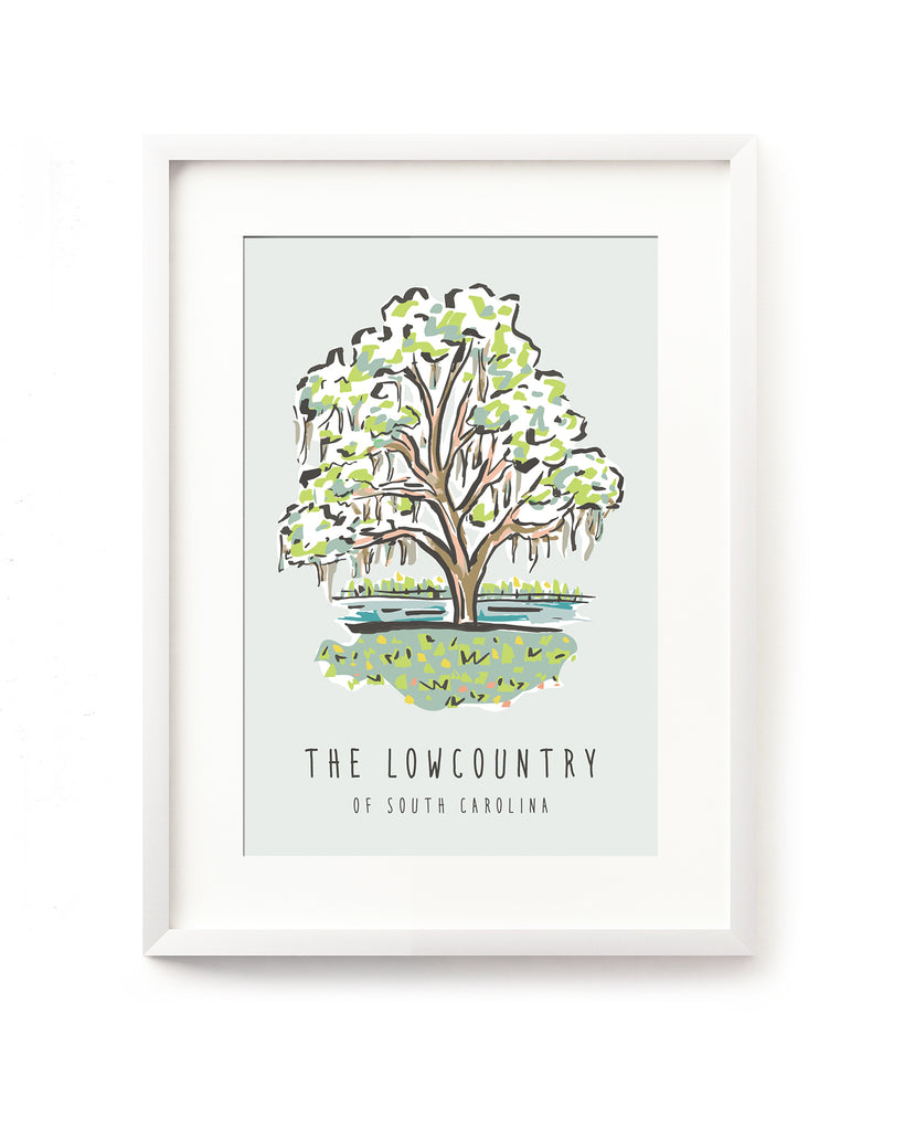 Postcard - Lowcountry Oak Tree