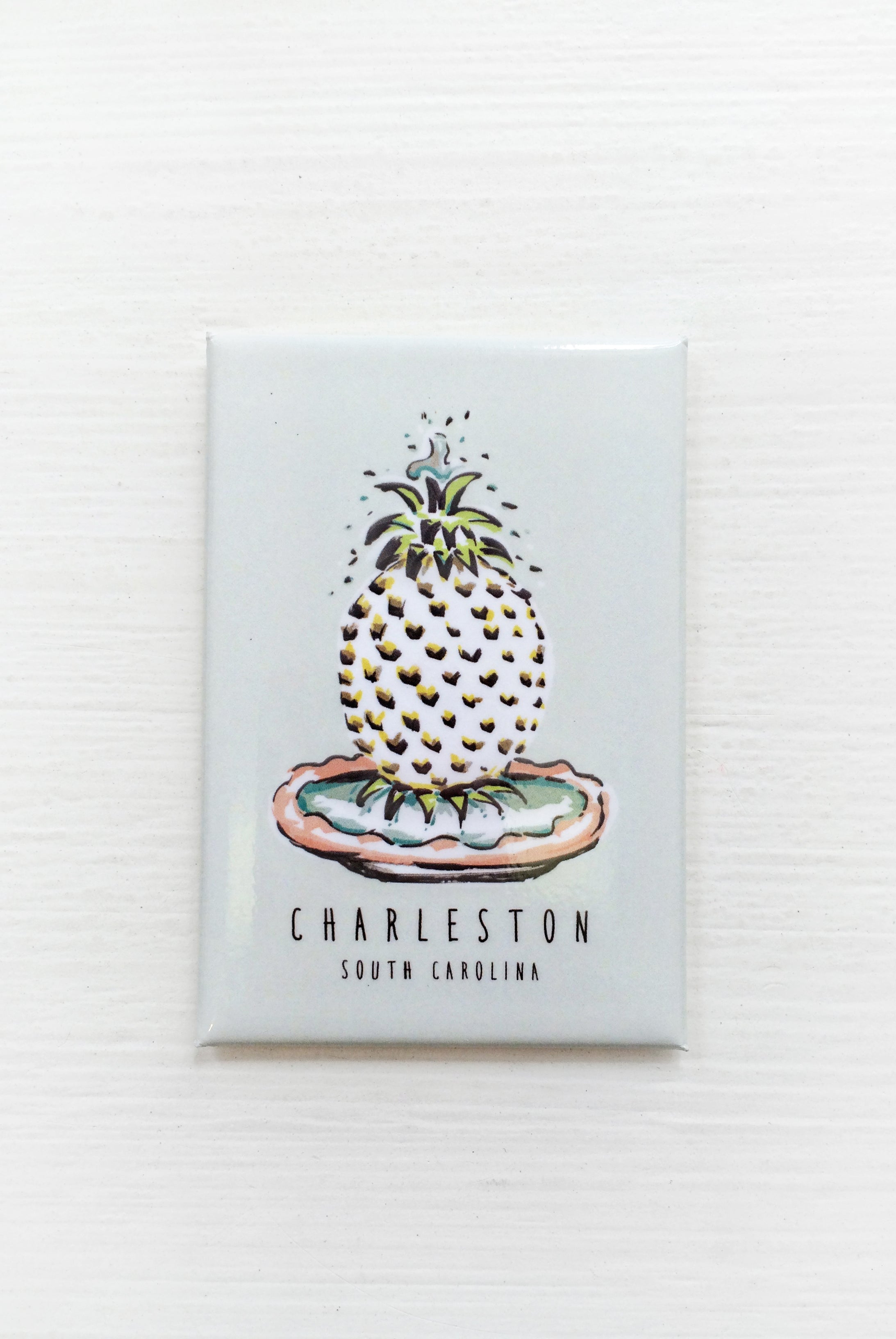 Pineapple Fountain Magnet