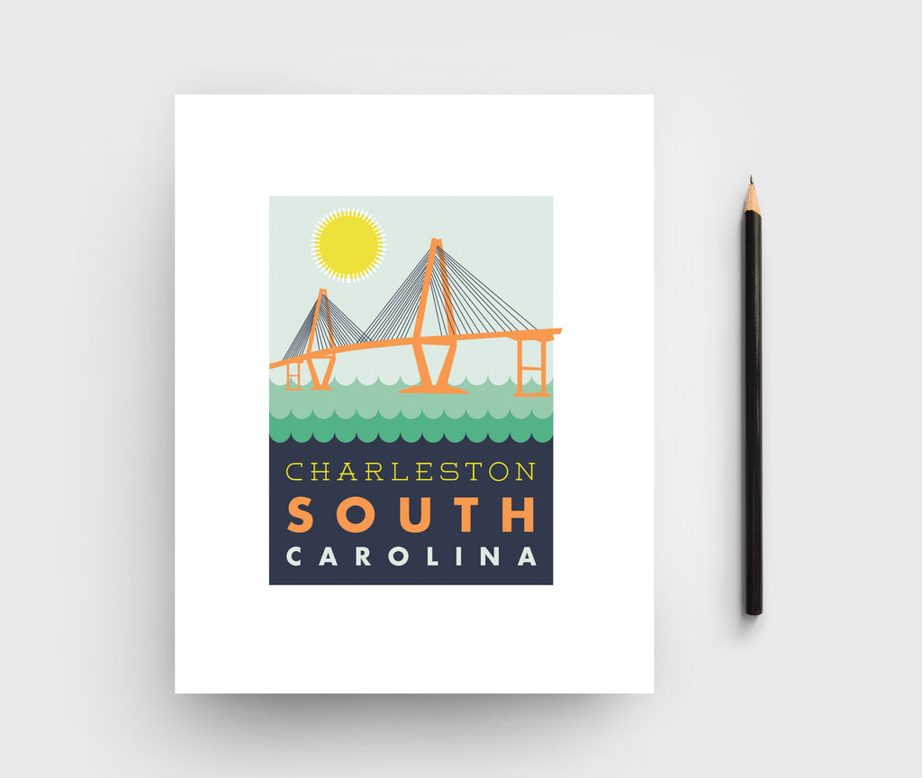 Charleston Ravenel Bridge Graphic Print