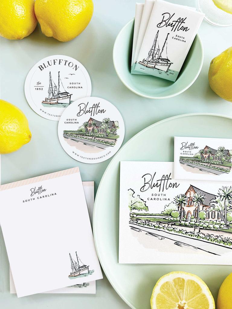 Sherbet Painted Streets - The Bluffton Sticker
