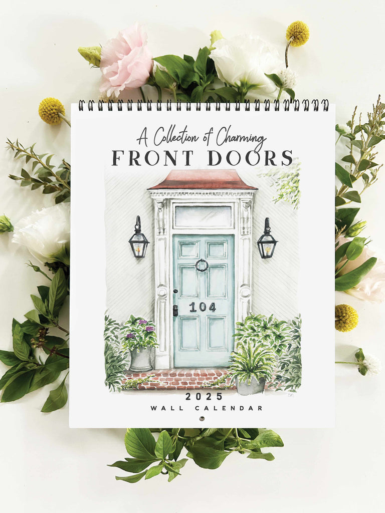 2025 Wall Calendar: A Collection of Charming Front Doors