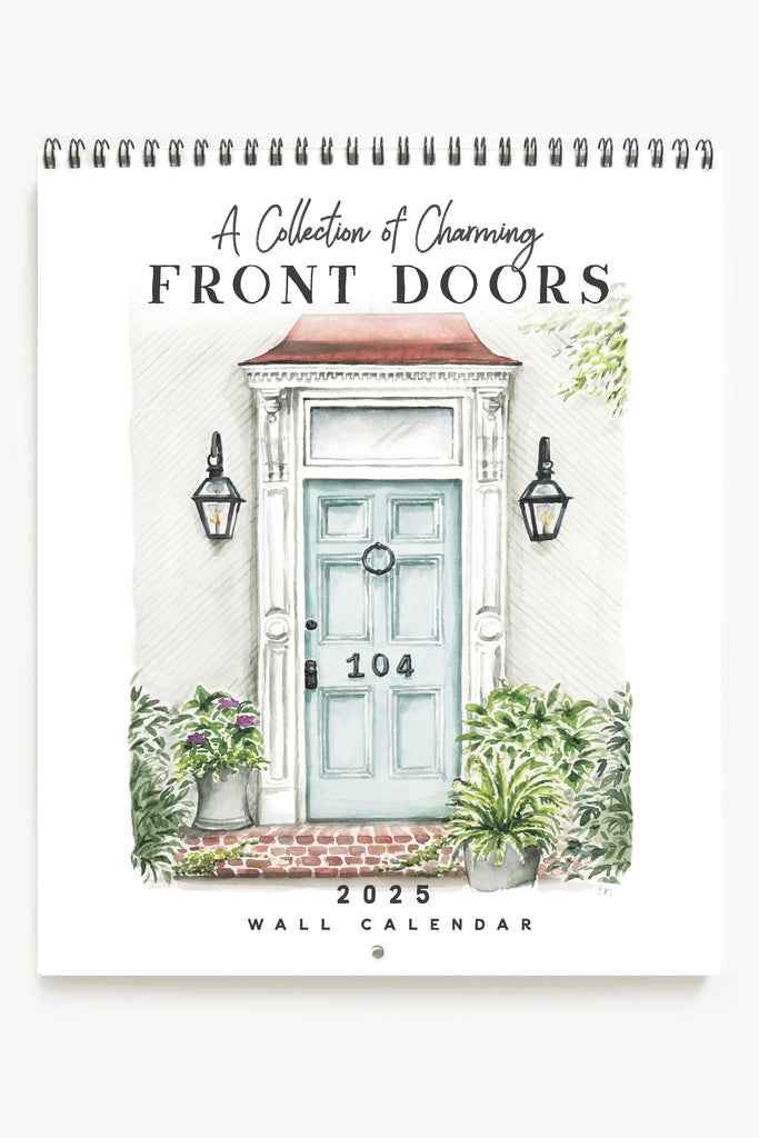 2025 Wall Calendar: A Collection of Charming Front Doors