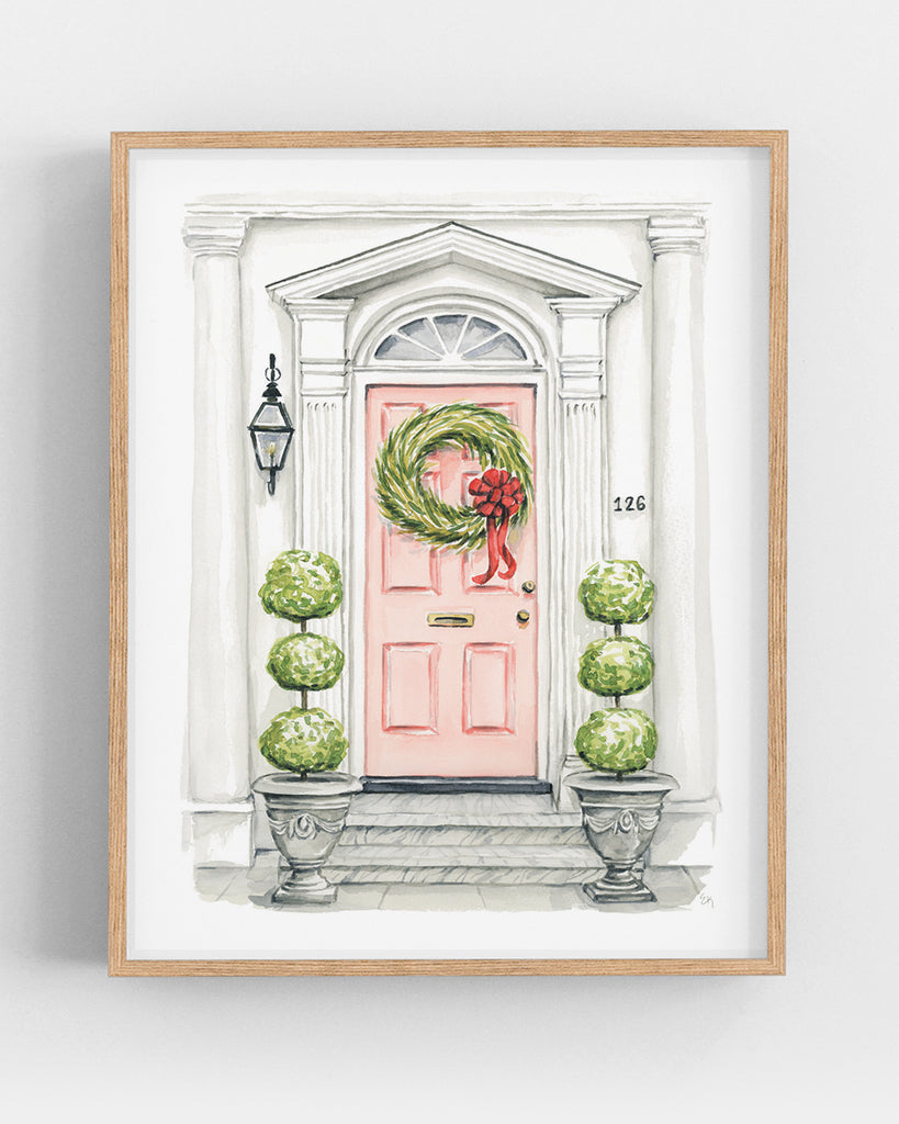 Front Door Watercolor Print: House #126