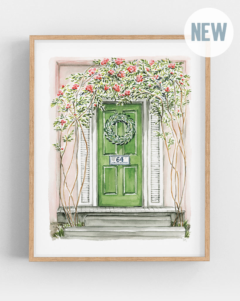 Front Door Watercolor Print: House #64