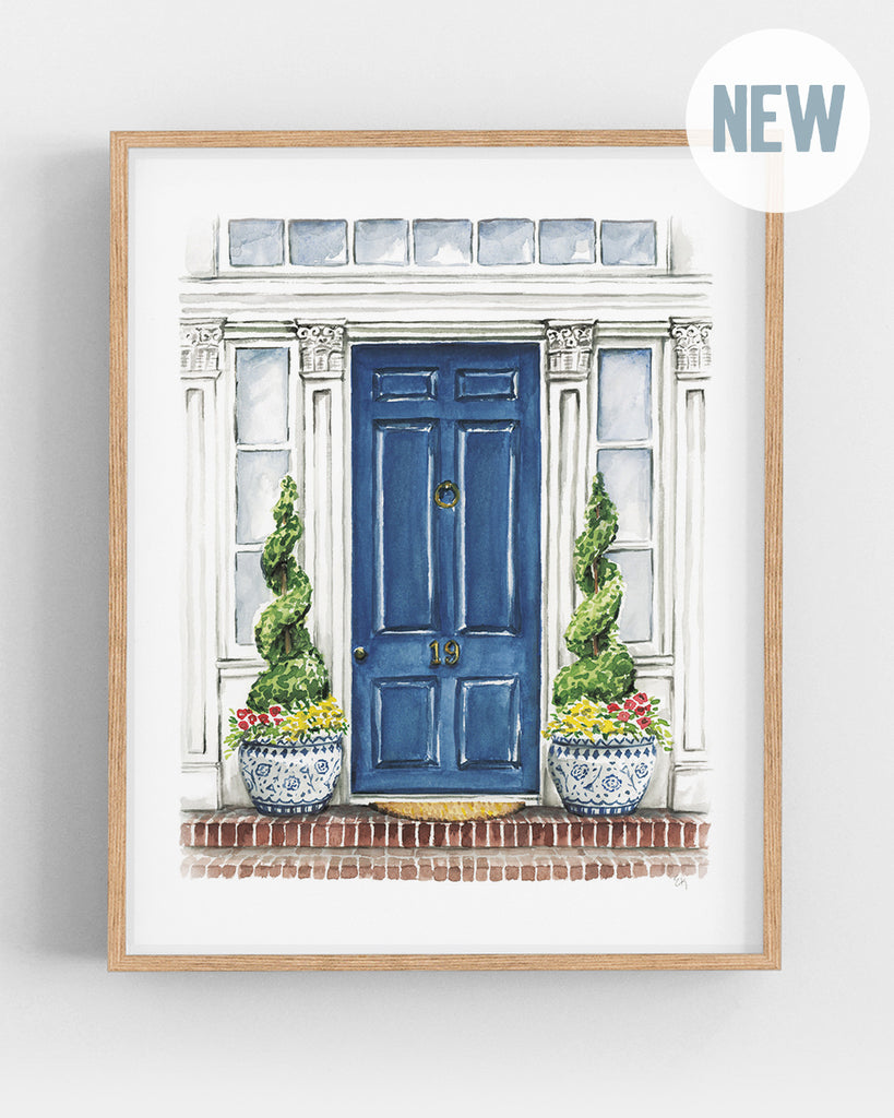 Front Door Watercolor Print: House #19