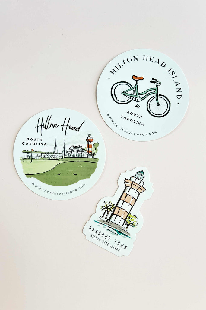 Hilton Head Harbour Town Lighthouse Sticker