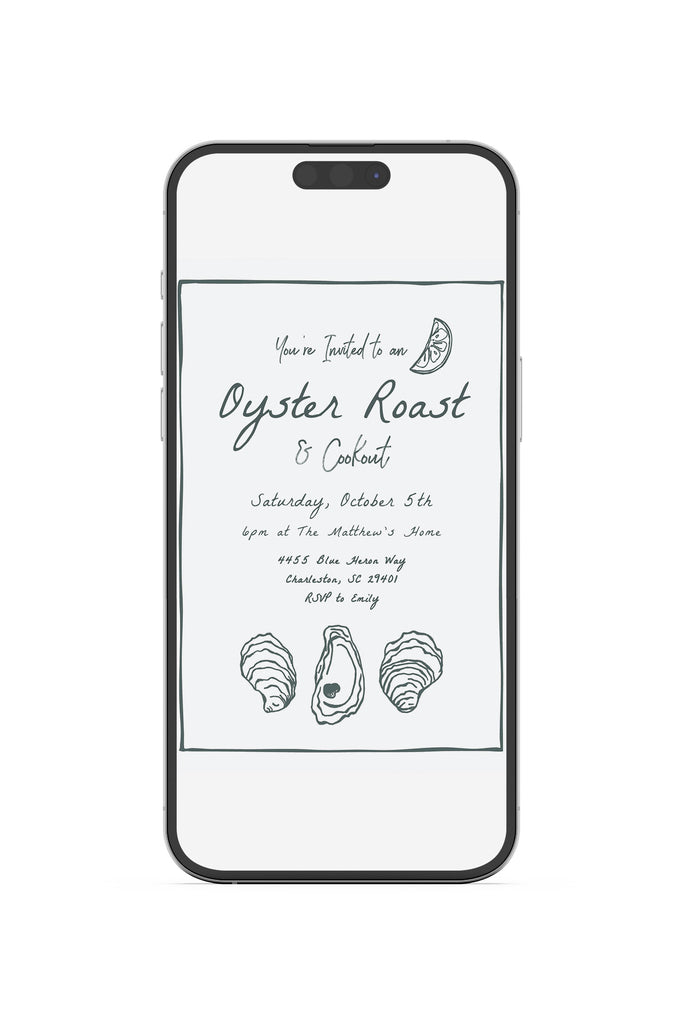 Oyster Celebration Invite [Digital Download]