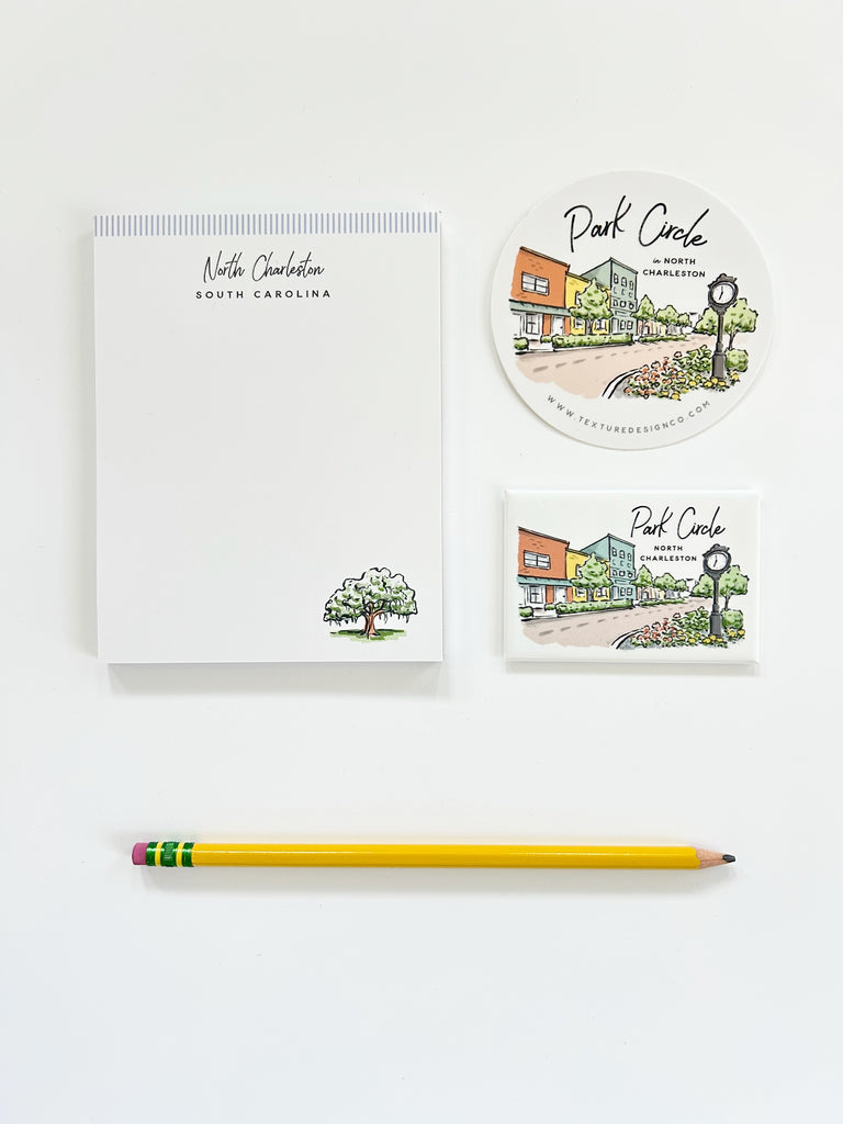 Sherbet Painted Streets - The North Charleston Notepad