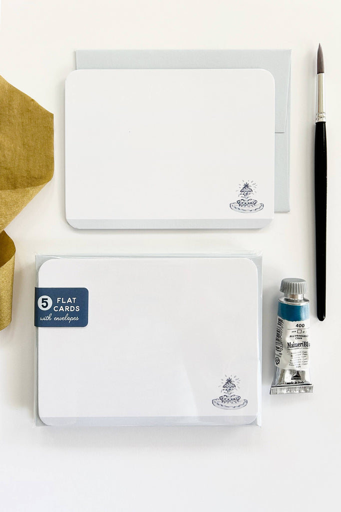 Stationery - The Pineapple Fountain Flat Card
