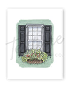Charleston Flower Box Art Print