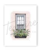 Charleston Flower Box Art Print