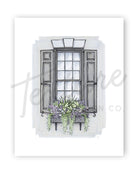 Charleston Flower Box Art Print