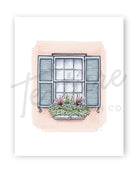 Charleston Flower Box Art Print