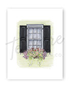 Charleston Flower Box Art Print