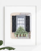 Charleston Flower Box Art Print