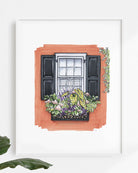 Charleston Flower Box Art Print