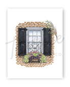 Charleston Flower Box Art Print