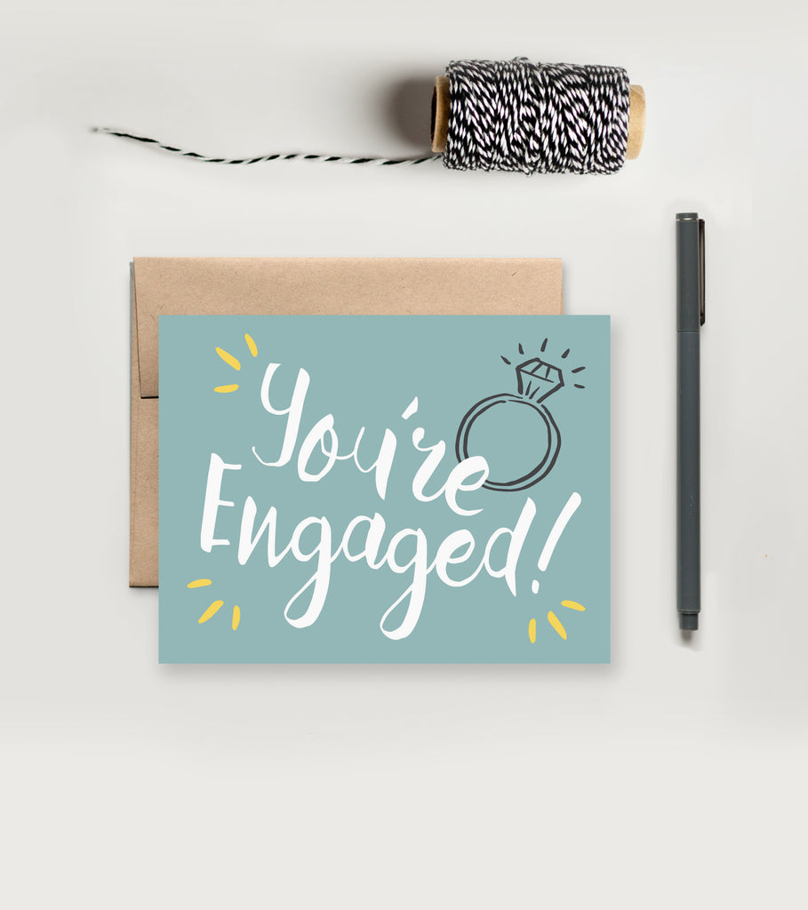 Greeting Card - Marriage - You're Engaged!