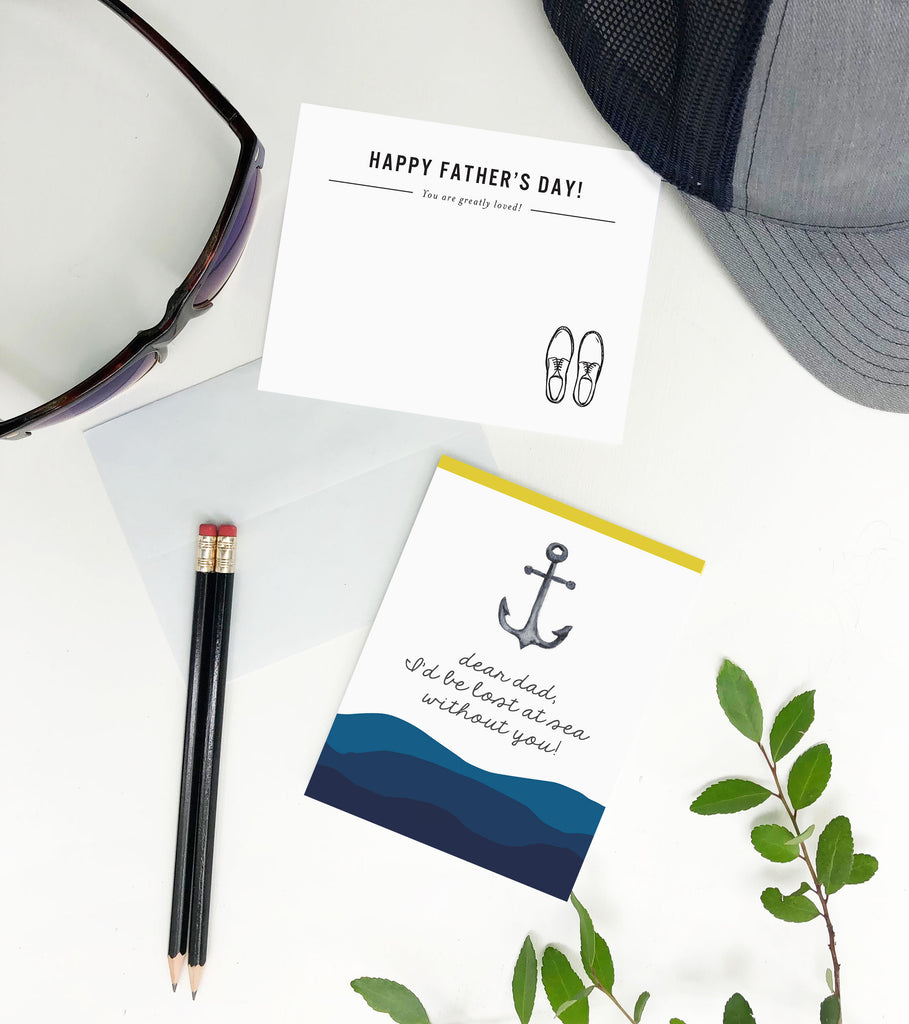 Holiday Greeting Card - Father's Day - Anchor Card
