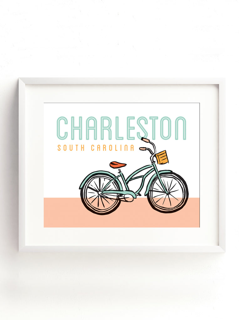 Charleston Bike Graphic Print