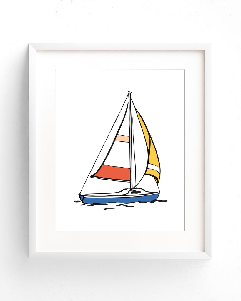 Sailboat Graphic Print