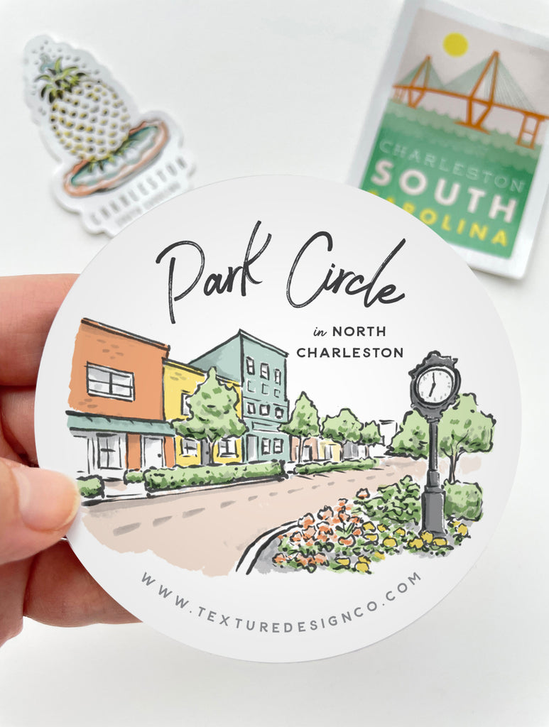 The Sherbet Streets Park Circle Sticker