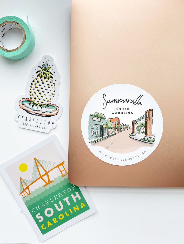 The Summerville Circle Sticker
