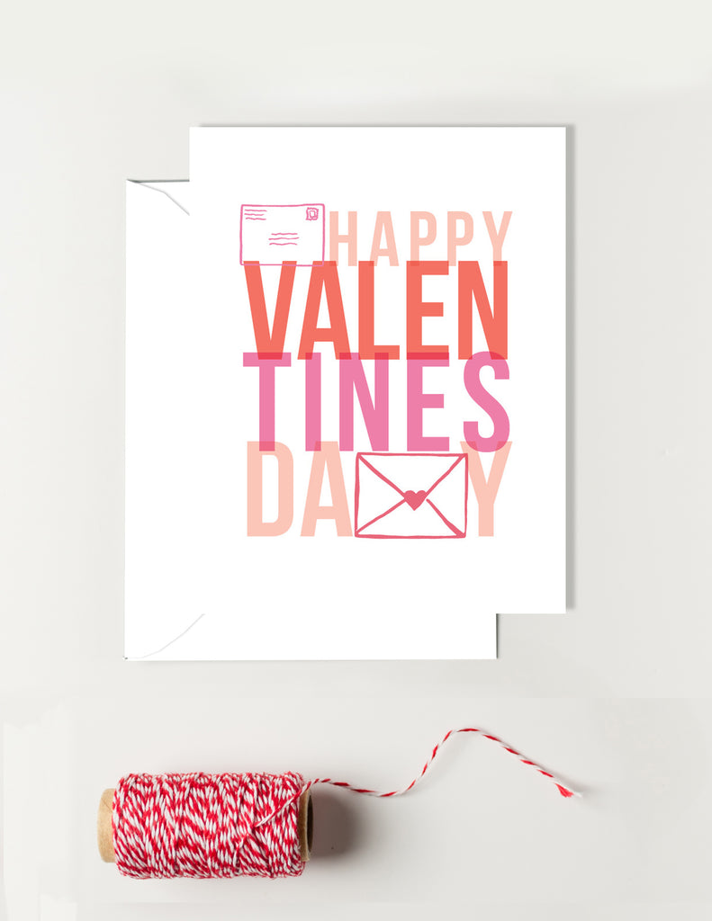 Holiday Greeting Card - Valentine's Day - Snail Mail