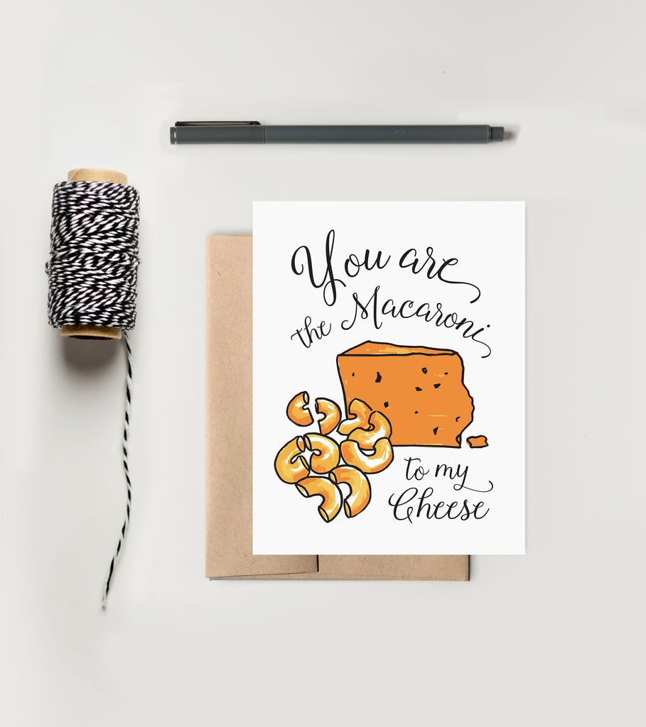 Greeting Card - Perfect Pair - Macaroni & Cheese