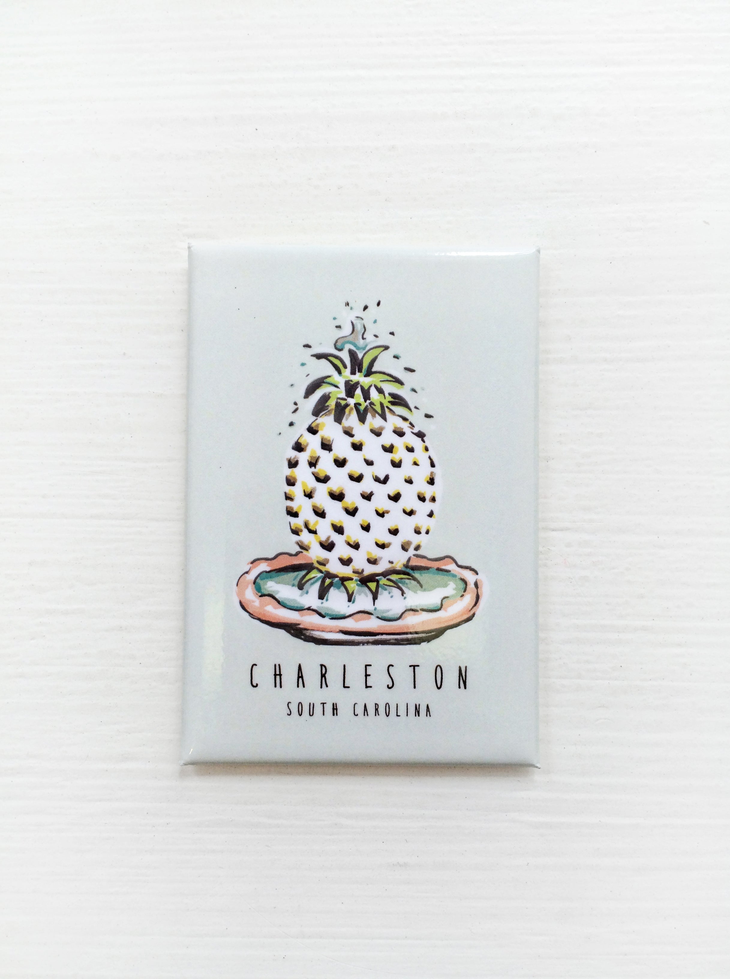 Pineapple Fountain Magnet