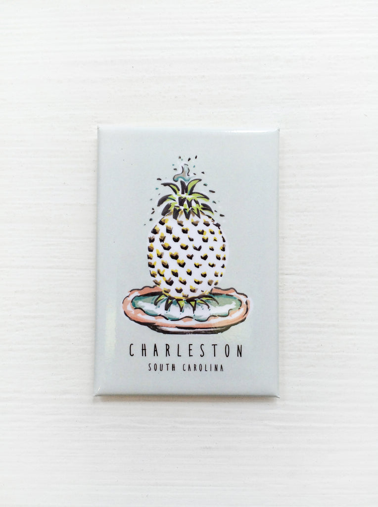 Pineapple Fountain Magnet