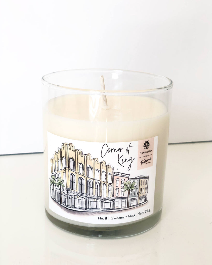 "Corner of King" Candle by Candlefish + Texture Design Co.