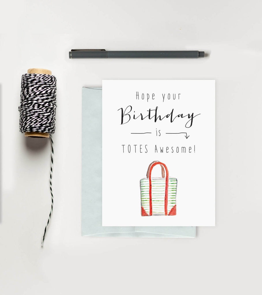 Greeting Card - Birthday - Totes Awesome