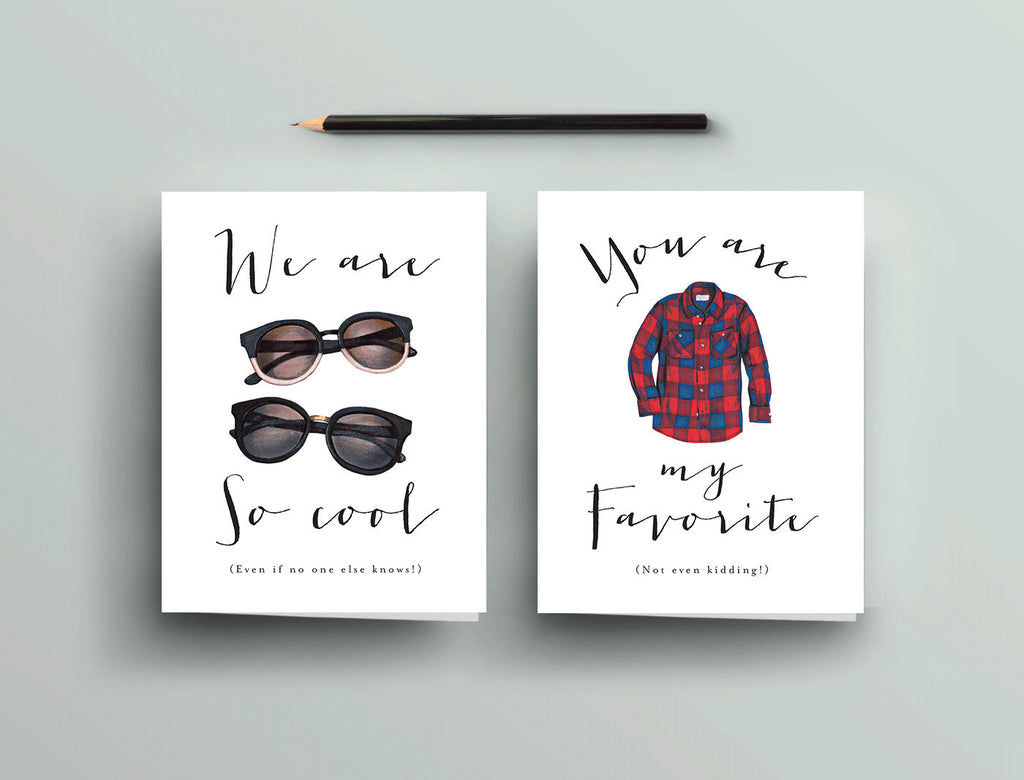 Greeting Card - Apparel - We Are So Cool