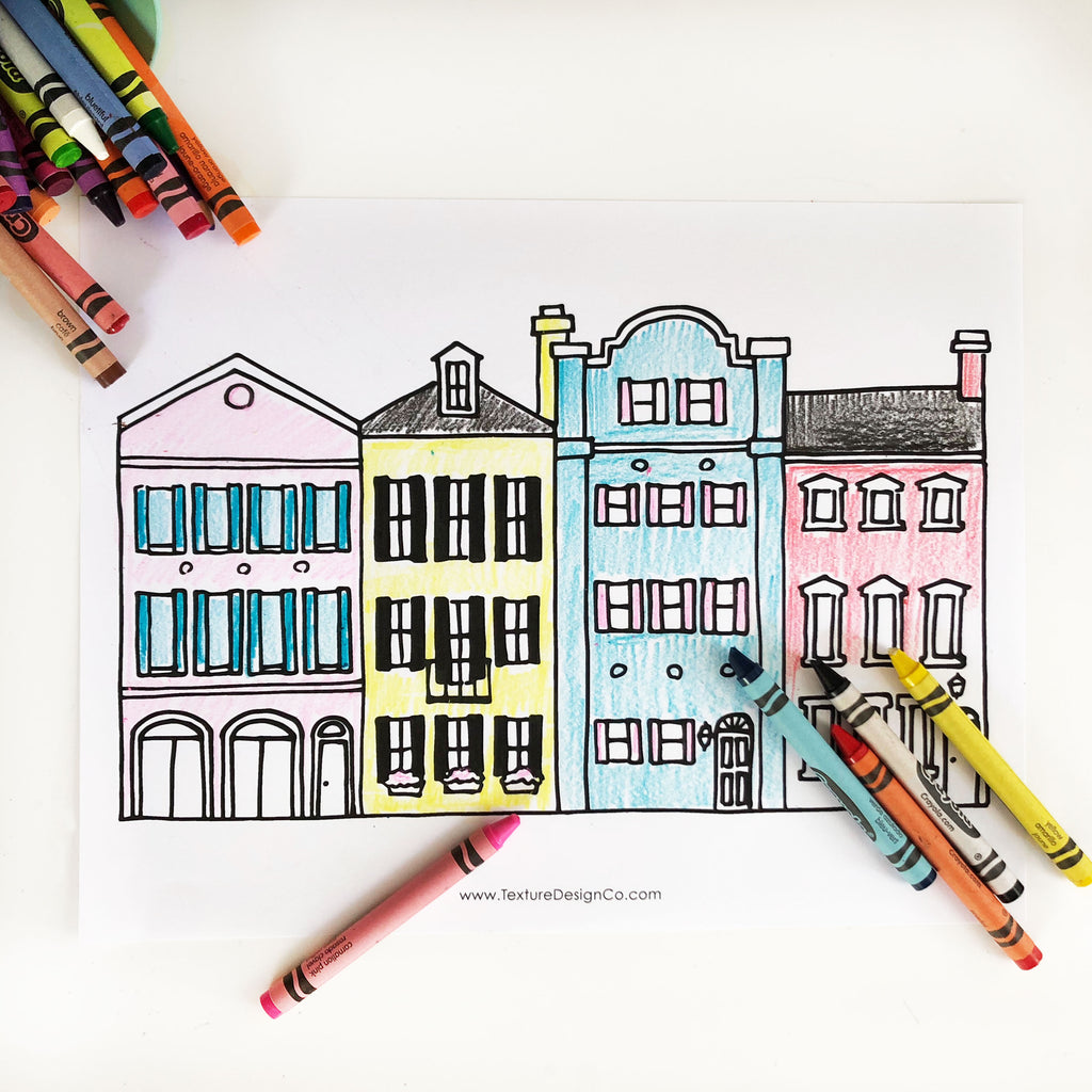Charleston Activity and Coloring Sheets for Kids